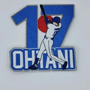 Ohtani Dodgers Embroidered Iron-on Patch-4"