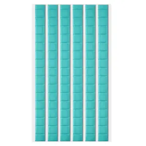 Tangyinrd 96 Pieces Adhesive Poster Tacky Putty Sticky Non-Toxic Fun-tak Mounting Putty Reusable & Removable Wall Safe Tack for Hanging Pictures, Art Photography(Light Blue)