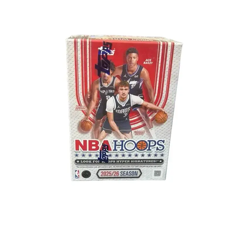 2025/26 NBA Hoops Blaster Box, Collectible Basketball Trading Card Box