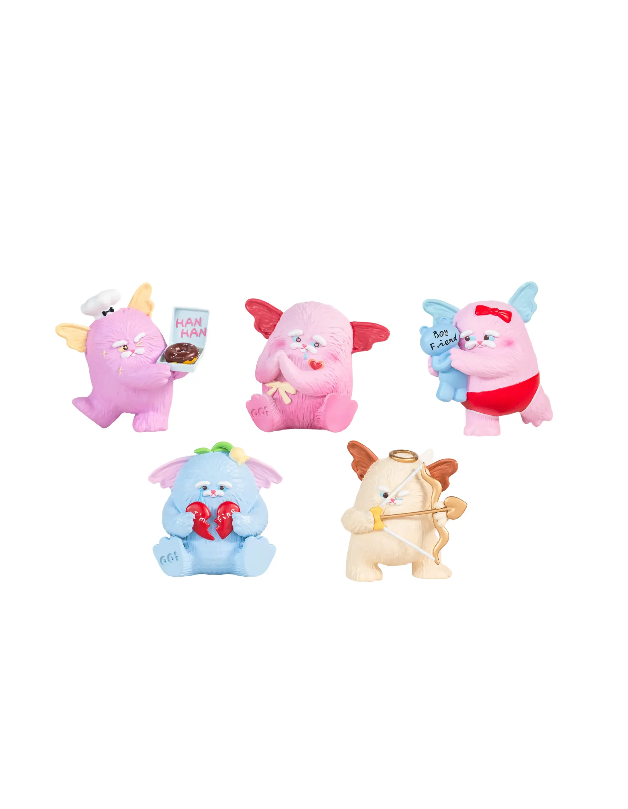 Taste of Love Artist Edition by Shih-han Huang Limited Edition Hanhan Figurine for Desk Decor, Shelfs, Everyday Rituals