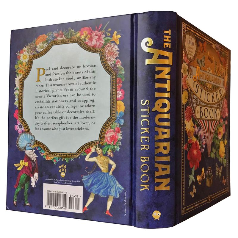 The Antiquarian Sticker Book: Over 1,000 Exquisite Victorian Stickers by Odd Dot (The Antiquarian Sticker Book Series) (Hardcover)
