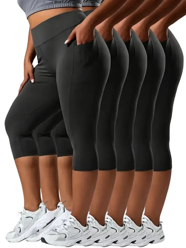Leggings For Women With Pockets Capri Leggings For Women Plus Size Leggings With Pockets Tummy Control Leggings Yoga Pants With Pockets