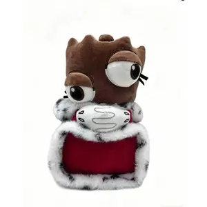 25cm Queenie Plush Amazing Number Circus Toy, Soft Cartoon Queen Character Doll, Home Decor Birthday Gift