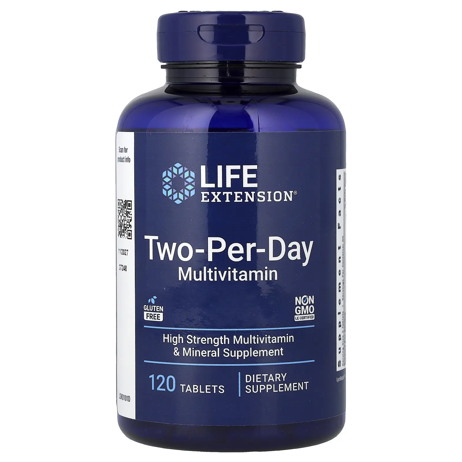 Life Extension Two-Per-Day Multivitamin, 120 Tablets