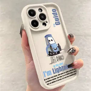 Cartoon Lightning McQueens Phone Case Suitable for iPhone 17 16e 16 15 14 13 12 11 Mini Pro Max Air X XR XSMAX 8 7 Plus Anti Fall Soft TPU Back Cover