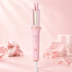 Automatic Hair Curling Iron for Women, 25 mm/1.0 in Ceramic Curling Iron, Negative Ion Rotating Hair Curl Wand, Automatic Hair Curler , Curling Stick with 3 Adjustable Temperature Modes, Hair Styler for Home Hair Styling Lazy Curling Tool Gifts