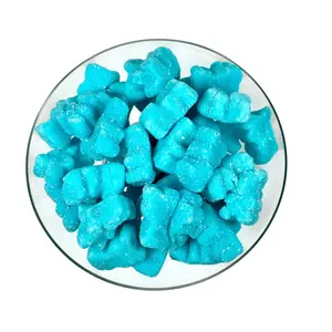 Blue Raspberry Baby Bears Sour Starch Candy 8oz Bag Tangy Raspberry Flavor Perfect Snack for Parties & Christmas Indulgent Sour Treat