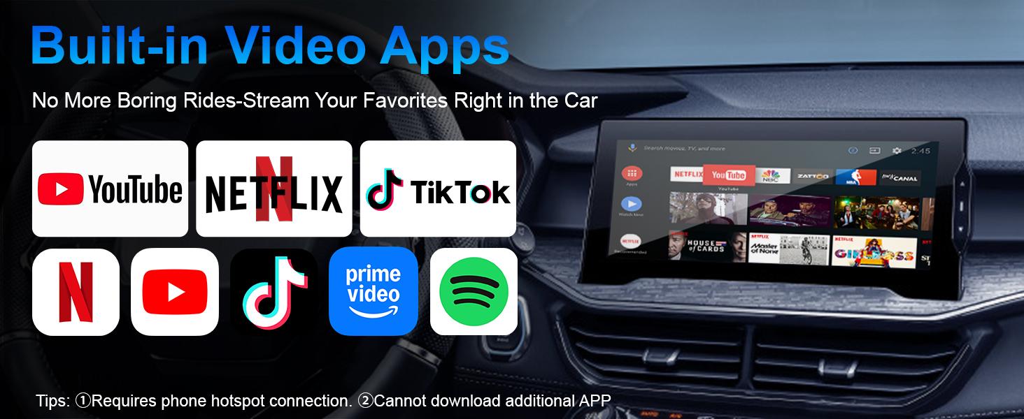 3-in-1 Wireless CarPlay Adapter & Android Auto Wireless Adapter, Plug & Play, Easy Setup, Supports Netflix, YouTube, TF Card, and More for Cars with OEM Wired CarPlay/Android Auto 3-in-1 Wireless CarPlay Adapter & Android Auto Wireless Adapter, Plug & Play, Easy Setup, Supports Netflix, YouTube, TF Card, and More for Cars with OEM Wired CarPlay/Android Auto