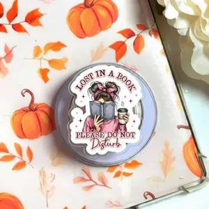 Magnetic Phone Grip Lost in a Book Phone Grip, Cute Reading PopSocket, Book Lover Phone Stand, Funny Bookish Phone Grip, Custom Book Phone Accessory