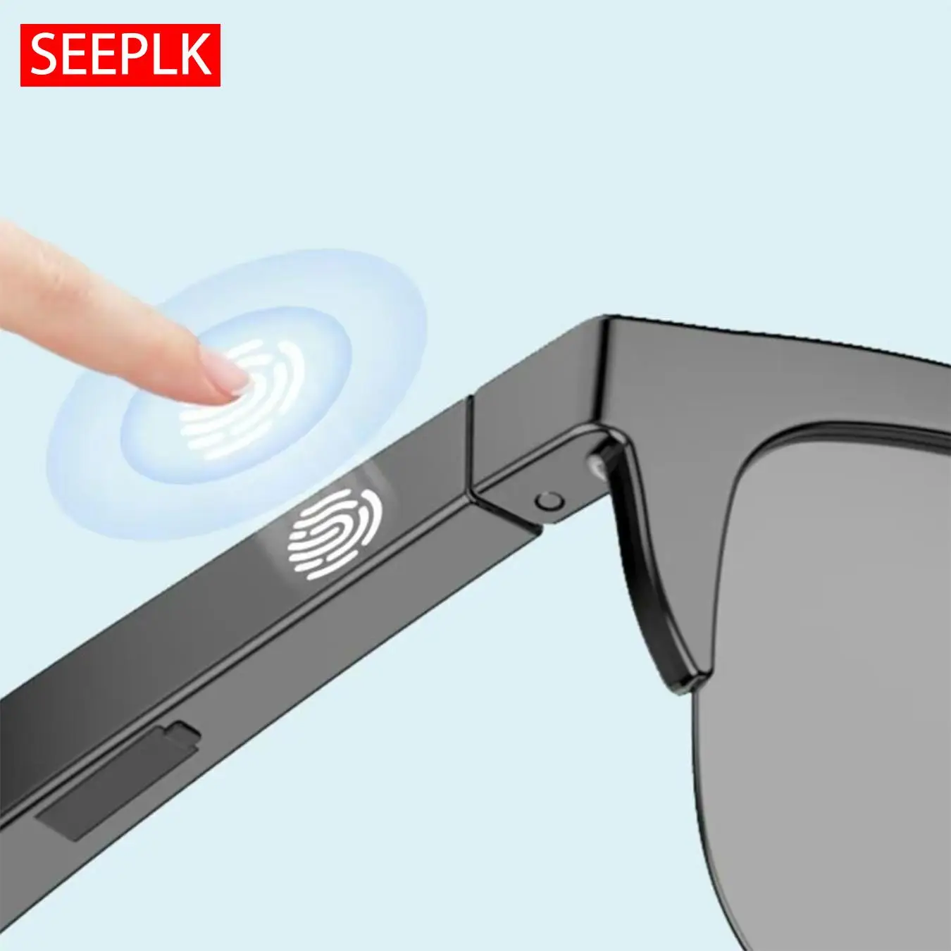 Touch Control Wireless Sunglasses, HiFi Sound & HD Lens Glasses, Multifunctional Bluetooth-compatible Wearable Smart Glasses, Electronic Audio & Video