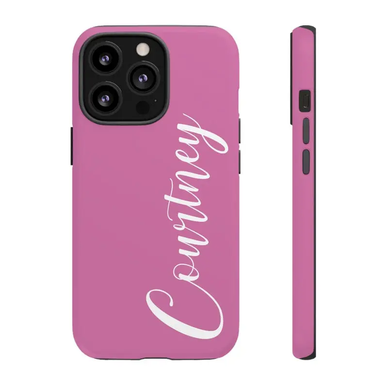 Dark Pink Custom Phone Case