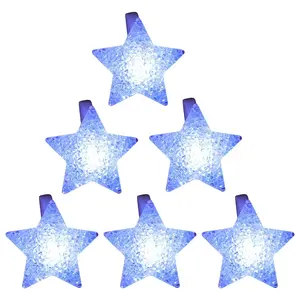 Multicolored LED Light Star Bracelets for Parties and Nighttimes Event
