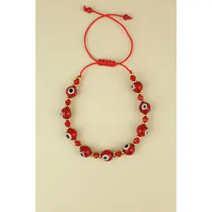 Evil eye adjustable Bracelet “Red”