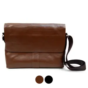 PU Leather Classic Crossbody Messenger Bag