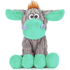 Dog Toys, Interactive Dog Squeaky Toys, Tough Crinkle Stuffed Animal Chew Toy for Small, Medium, Large Breeds, Plush Toy to Keep Them Busy, Pet Toys for Dogs