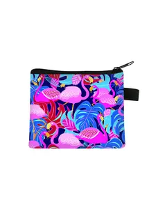 Women's Fashion Wallet with Flamingo Print, Portable Coin Purse for Daily Use, Perfect Gift for Friends, Casual Style, All Seasons
