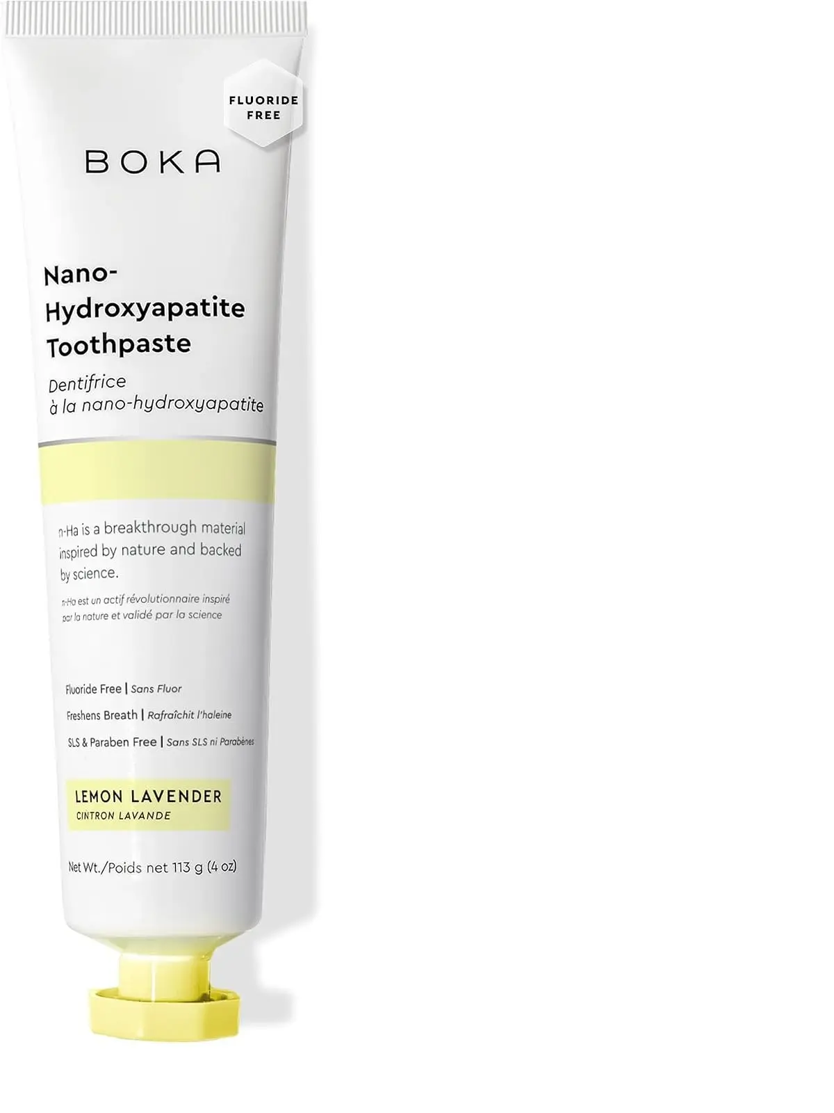 Boka Floral Toothpaste - Fluoride-Free, Nano Hydroxyapatite Formula Oral Care Product