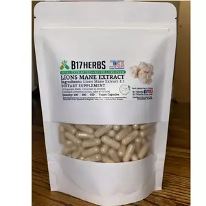 Lions Mane Mushroom Extract 4:1 | Extra Strength 500mg - 100 Veggie Caps