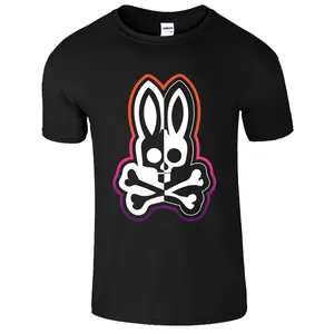 Bone Rabbit T Shirt Funny Cool Sarcastic New Gift Bunny Tee T-Shirt Cotton Menswear Soft Top Chinese Christmas