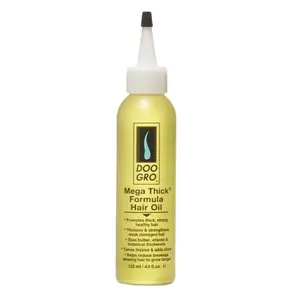 Doo Gro Mega Thick Formula Hair Oil - 125 ml / 4.45 fl oz - Promotes Thick, Strong & Smooth Hair - Hydrating Formula