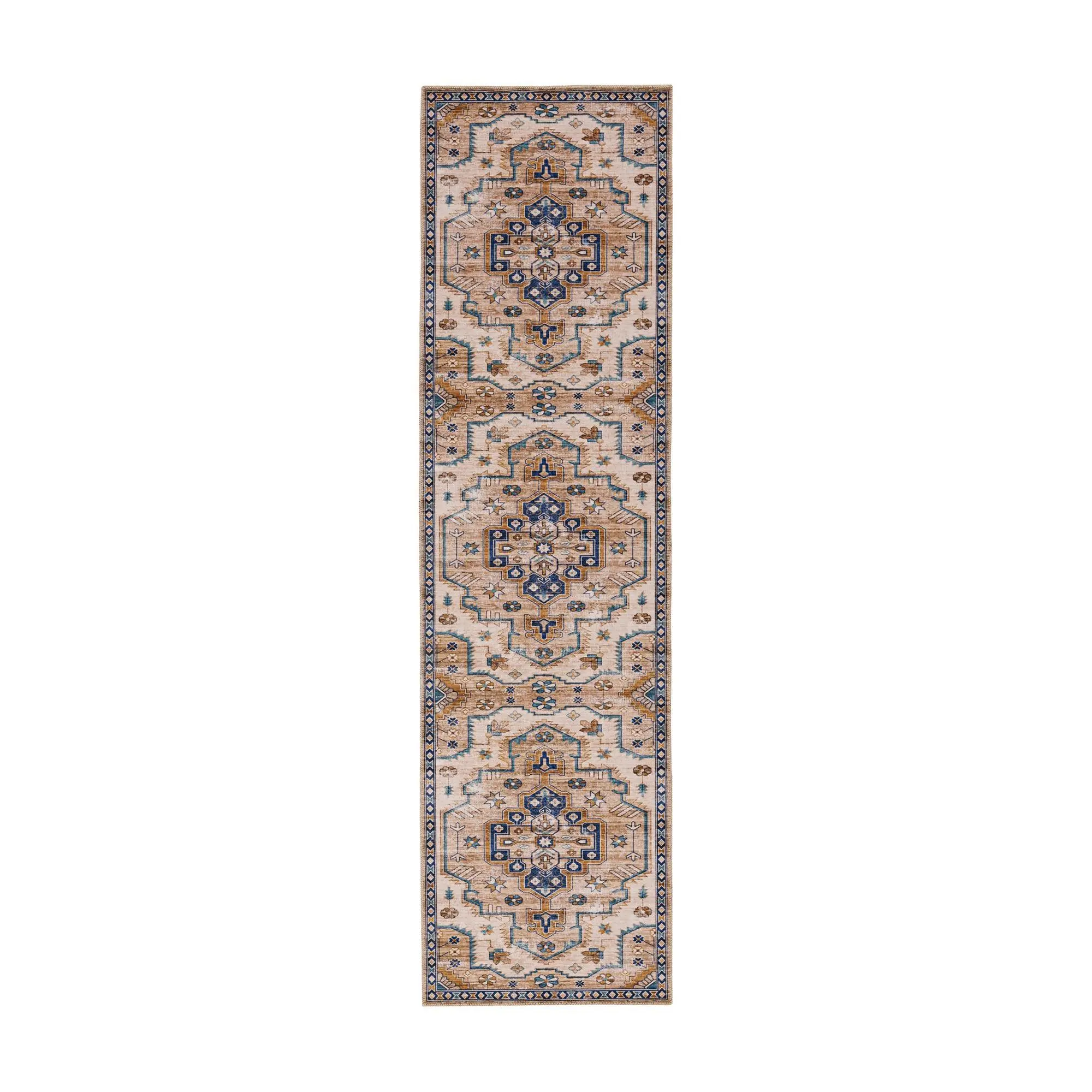 Linon Home Von Washable 2'x8' Non-Slip Decorative Runner Rug