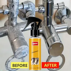 Hard Water Stain Removal Set, High-Efficiency Cleaner for Shower, Toilet & Tiles, Low Odor, Natural Unscented, All-Purpose Use, Multi Surface Cleaner