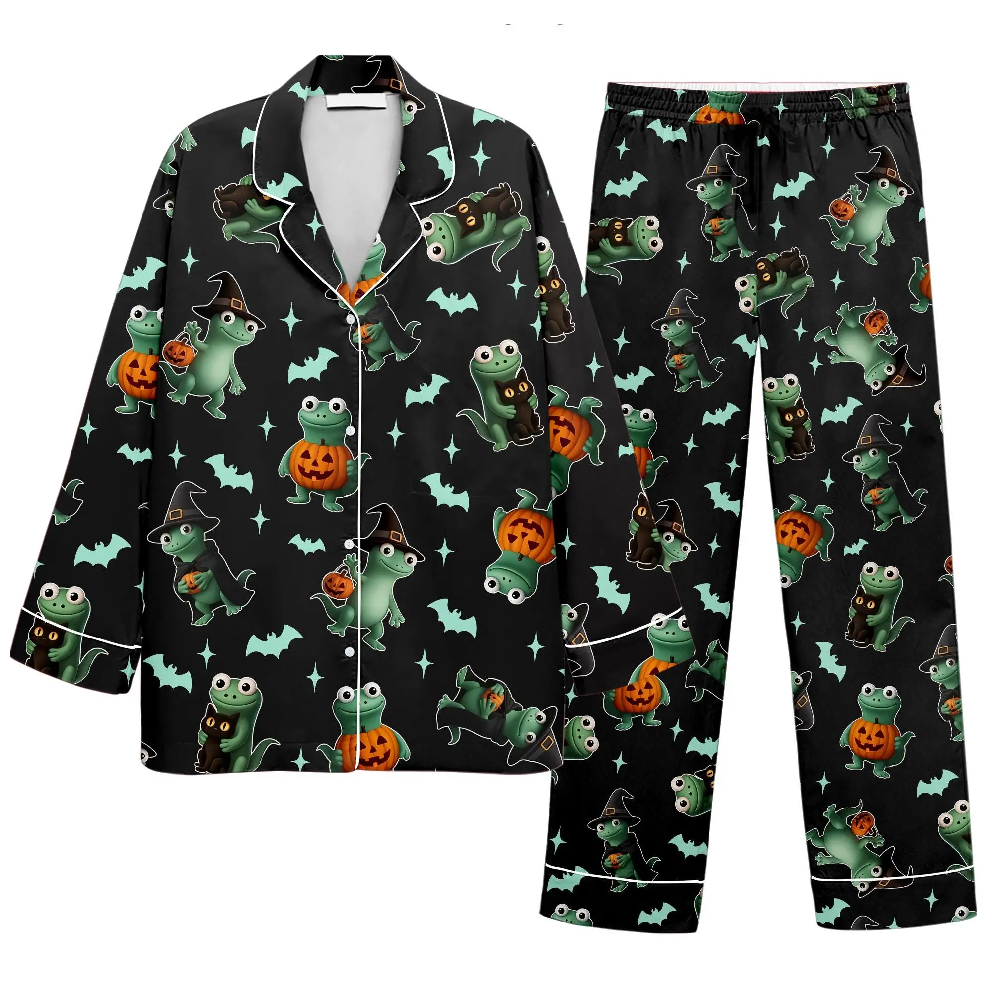 Lizard Lizard Lizard Meme Pajamas Set, KMH Tiktok Viral Meme Lizard Pajamas, Lizard Pajamas Set For Woman, Funny Weirdcore Humor Gen-Z