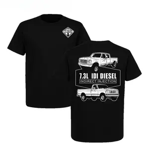 Ford 7.3 IDI Diesel T-Shirt – Classic Indirect Injection Truck Graphic Tee, Vintage Diesel Engine Shirt, Unisex Streetwear Cotton Tee, Gift for Truck Owners & Diesel Fans Casual Breathable Tshirt