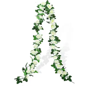 Artificial Rose Vine, Fake Rose Vine, Fake Flower Vine, Artificial Peony Vine, Decorative Flowers for Home Living Room Ceiling, Home Decor Supplies, Fruit, Artificial Hanging Plant, Artificial Flower Decoration