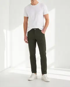 NEW & UPDATED Super - Stretch Men's Chinos //Casual// Olive - Performance Collection