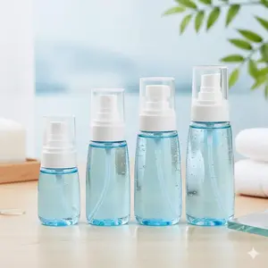 Portable Refillable Fine Mist Spray Bottle: Adjustable Nozzle for Hair Styling, Skincare, Disinfection, Plant Care, Pet Grooming & Home Cleaning. Ultra-Fine Mist, Eco-Friendly, Travel-Friendly Multi-Use Sprayer.