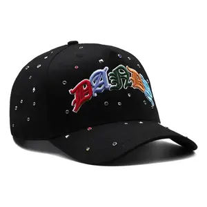 Curved Adjustable Dandy Hats 10 Aniversario Black