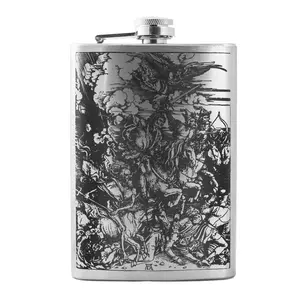 8oz 4 Horsemen Flask L1
