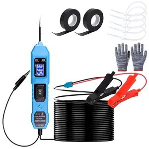 Multifunctional Car Circuit Tester,Display Short Circuit,6-24V AC/DC Car Tester, Component Tester for Trailer Lights Testing/Continuity Testing