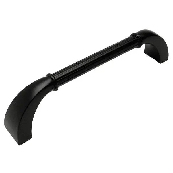 Cosmas 7714-128FB Flat Black Cabinet Pull