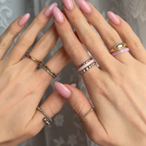Non-Tarnishing Stackable Rings