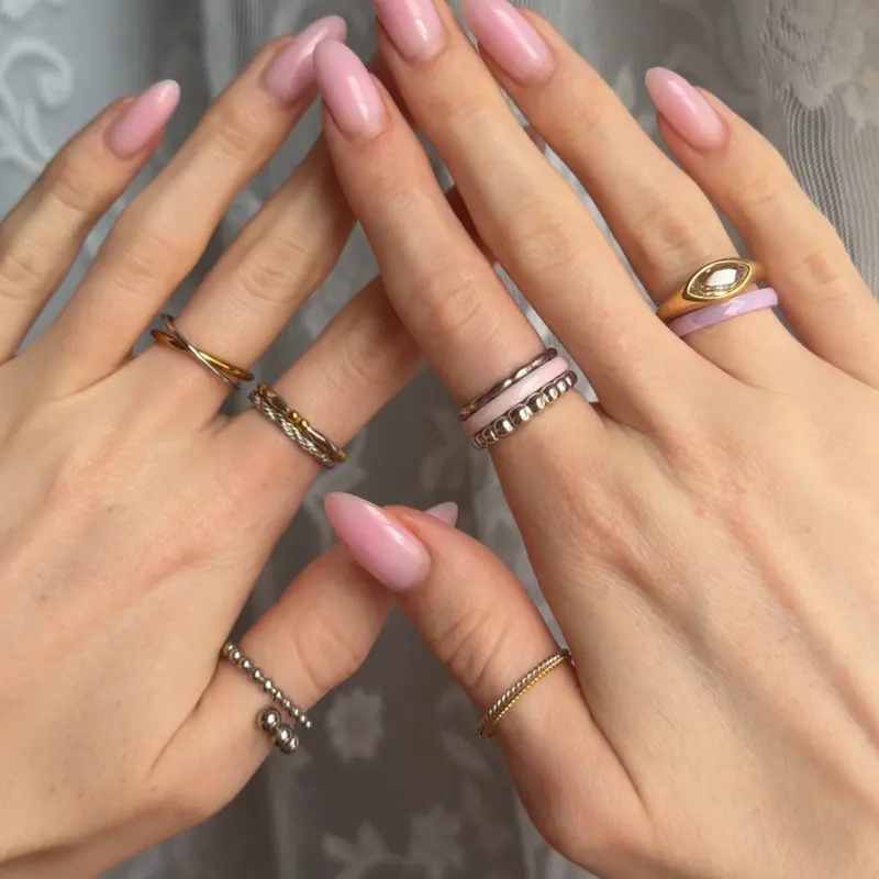 Non-Tarnishing Stackable Rings