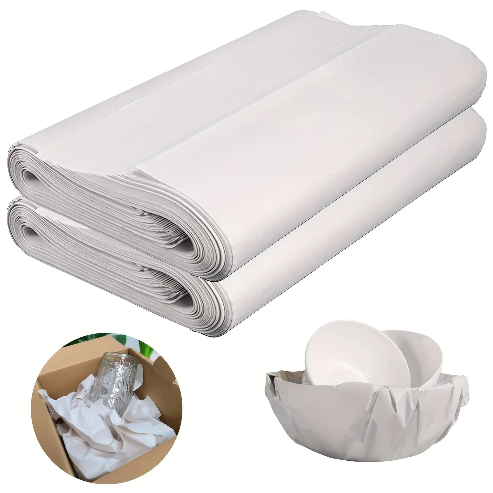 Moving Packing Paper Sheets, Newsprint Moving Paper For Protecting Fragile Items, Uncoated, Unbleached And Unwaxed Wrapping Shipping Paper, 27in*15in
