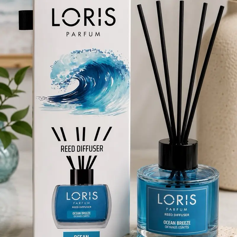 LORIS PARFUM Watermelon Scented Reed Diffuser - Luxury Home Fragrance Aroma Freshener with Bamboo Sticks, 120ml
