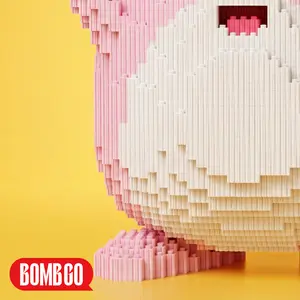 BOMBGO  Building Block, Toys,Birthday Gift,Christmas Gift,Educational Building Blocks,Trend Decoration,Cool Gifts,Brick,Family Bonding BlackFriday Christmas