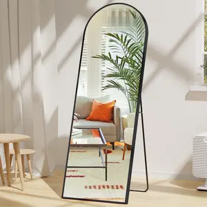 EDX Arched Full Length Mirror 64x21 Full Body Mirror Rectangle Free Standing Wall Mounted Leaning Hanging Floor Mirrors