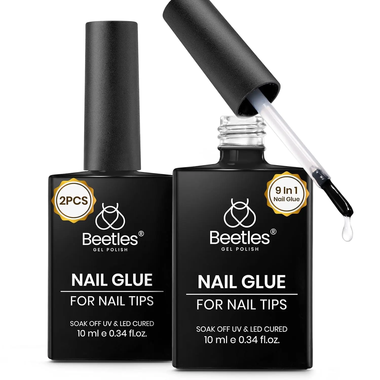 2Pcs 10ml Gel Nail Glue