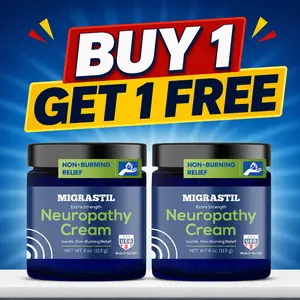 【BUY 1 GET 1 FREE】Migrastil Neuropathy Cream - Soothing Cream for Feet, Legs, Hands, Etc. Aloe Shea Butter Gentle Clove Moisturizing Body Care Daily