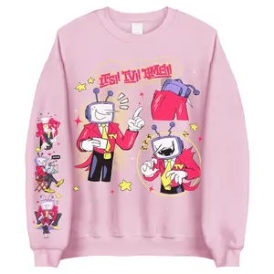 Tenna Deltarune Sweatshirt/ Hoodie, Vintage Kris Susie Ralsei Gaming Sweatshirt, Pixel Art Gamer Gift