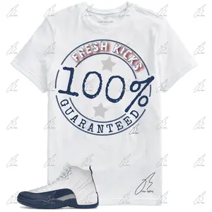 Shirt To Match Jordan 12 FRENCH BLUE,Fresh Graphic Tee,Best Gift,Birthday,Sneaker Match,Mens Shirt,AJ12s,Adults & Kid,Mens Clothes, Blue 12s