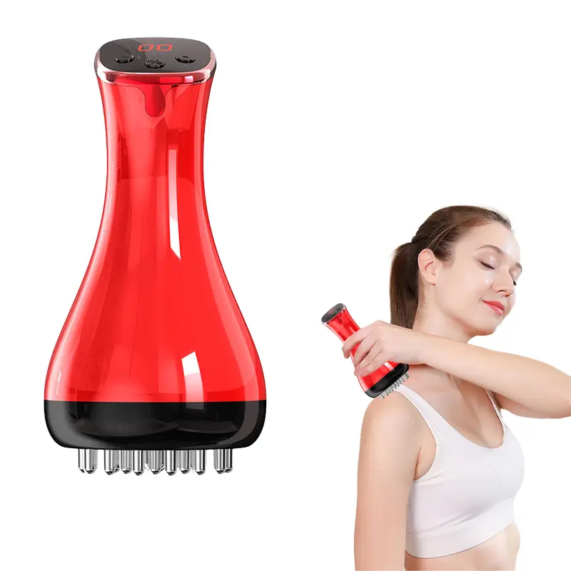 Vibration Massage Brush Massager - Daily Personal Care Beauty Body Care Machine for Muscle Relaxation