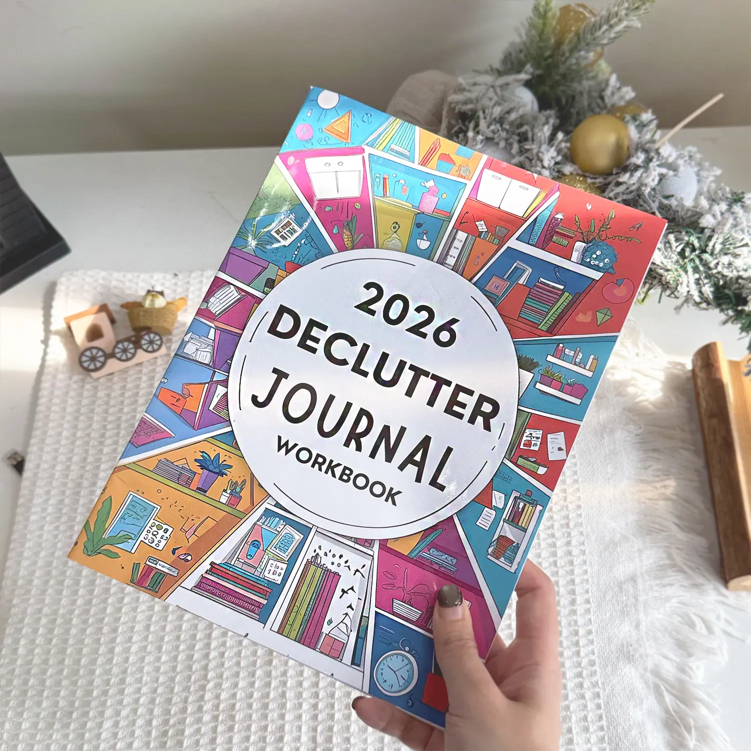 2026 Declutter Journal Workbook - Household Cleaning Planner, Yearly Planner with Weekly, Monthly Checklists for Home Organization & Storage Tips, Notebook Planner, Productivity Planner