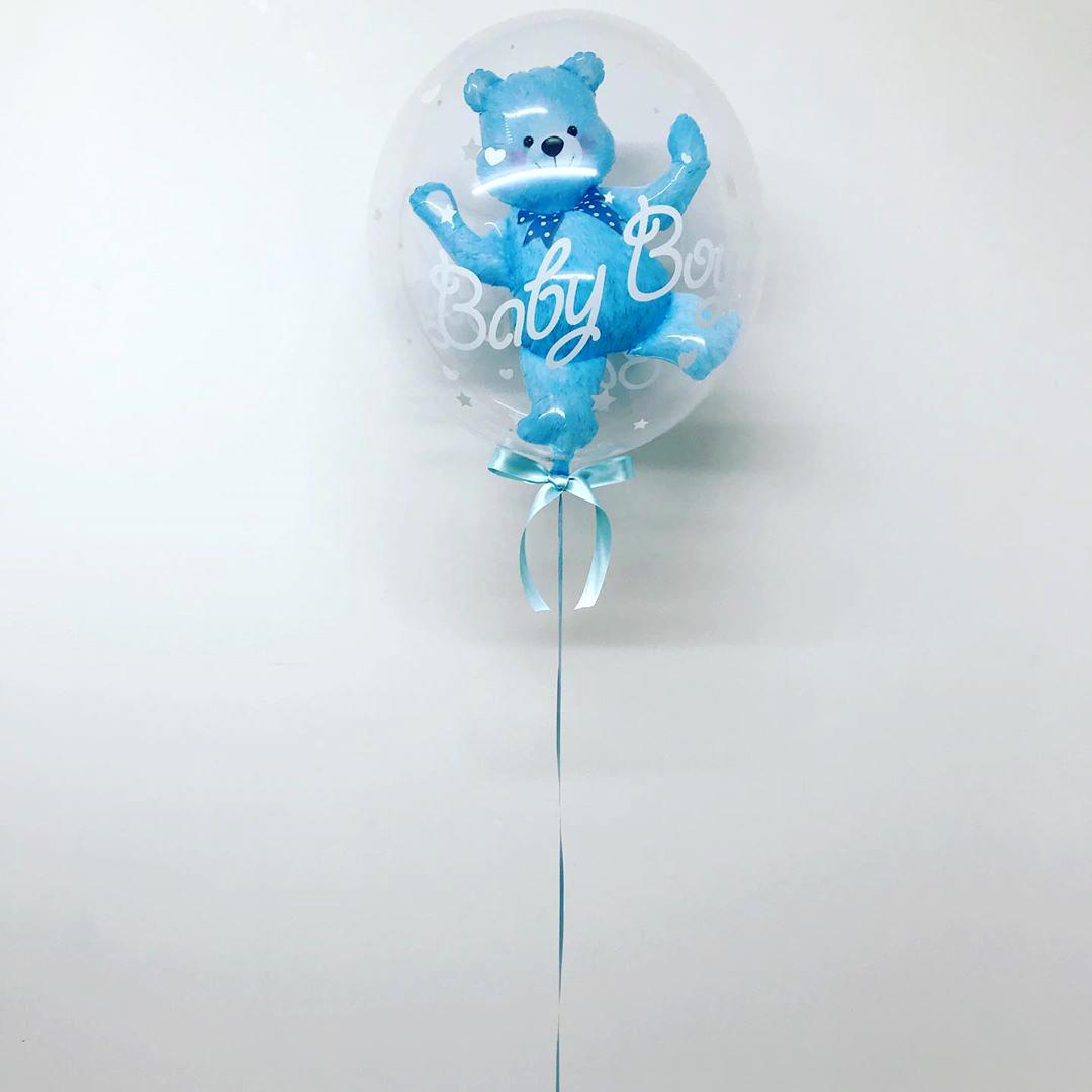 Bear Transparent Ball – Clear Decorative Toy or Collectible Ornament