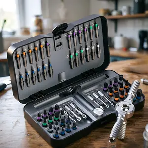 Home DIY Repair Tool Set, 66-In-1 Interchangeable Bit Magnetic Ratchet Flexible Shaft Kit, Essential Maintenance Equipment