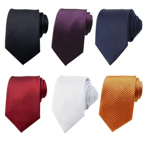 6Pcs Men's Necktie Classic Silk Tie Woven Jacquard Neck Ties